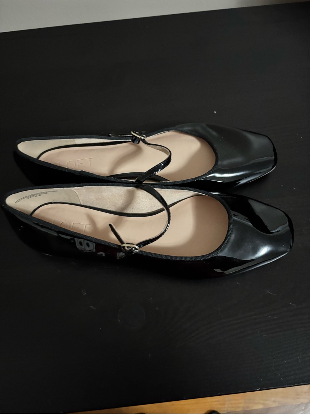 The Loft patent leather Mary Jane.